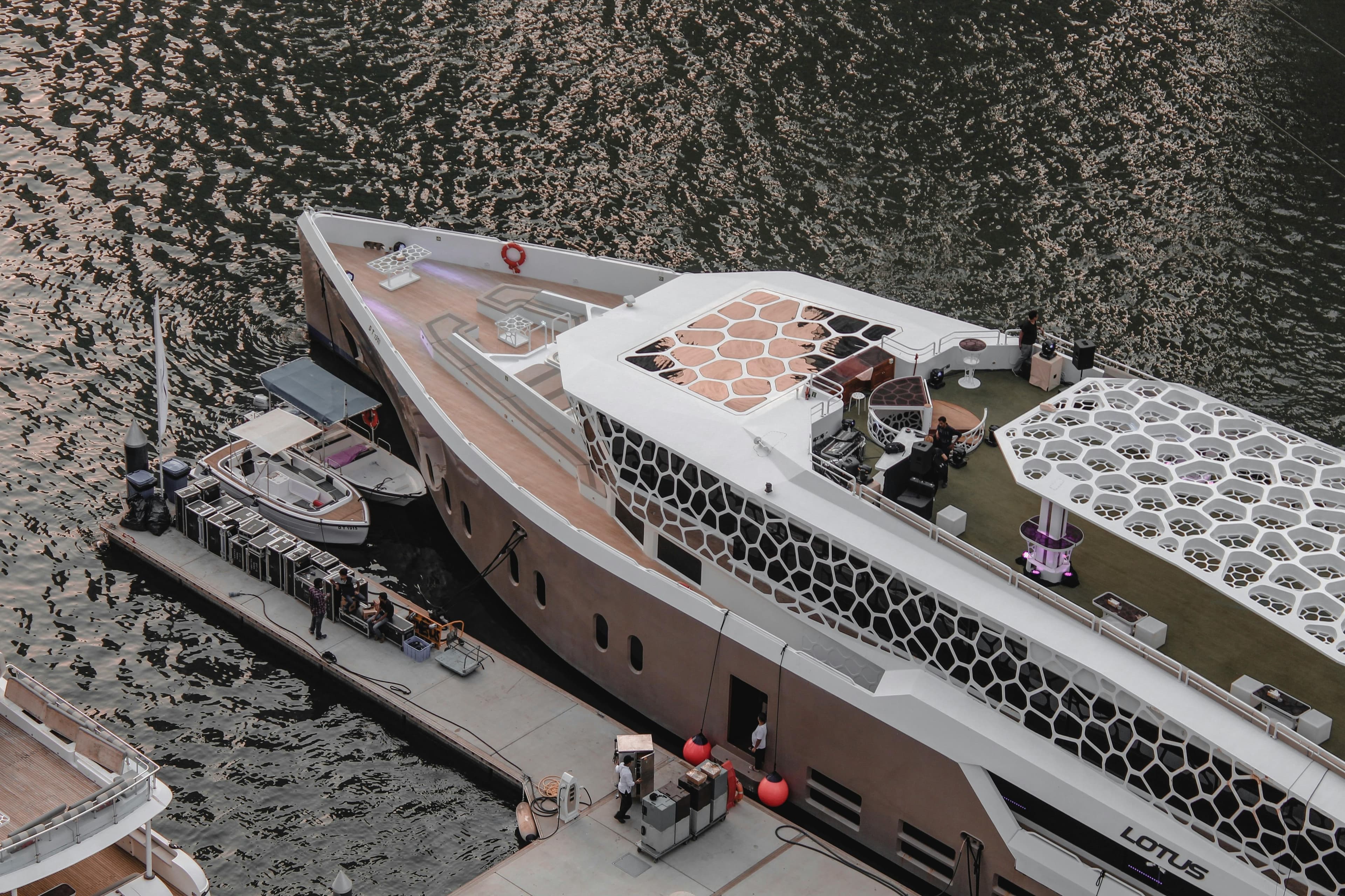 A Mega Yacht